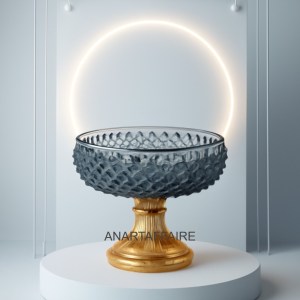 GLASS JAR WITH STAND 009