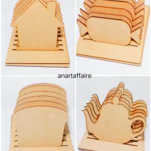 MDF COASTER WITH STAND