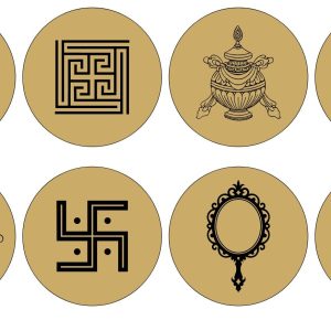 custom acrylic mantra symbol