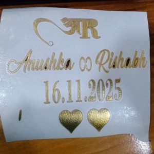 custom vynil sticker anushka