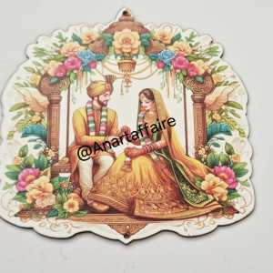 printed mdf wedding couple