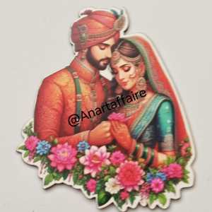 printed mdf wedding couple