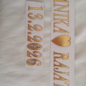 custom vynil sticker holding forever