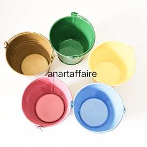 3 inch metal bucket